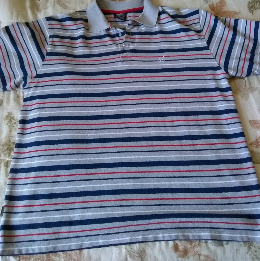 Striped polo